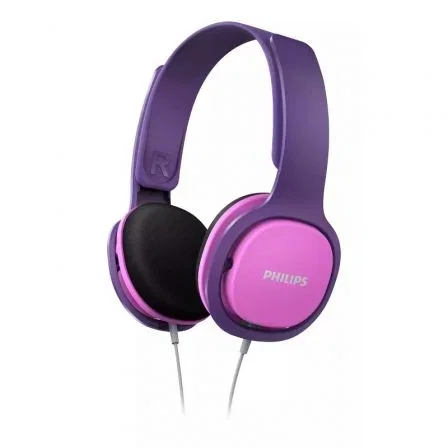 Philips SHK2000PK/00 Auriculares para Niños Rosa y Púrpura